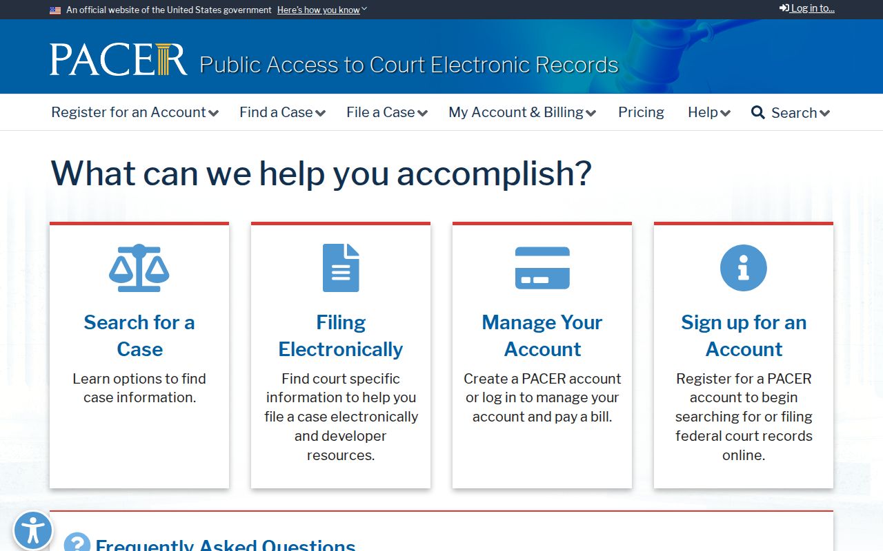 Adams County most wanted records, federal docket access context